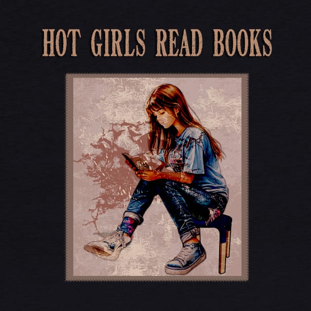 Hot girls read books Design by YeaLove